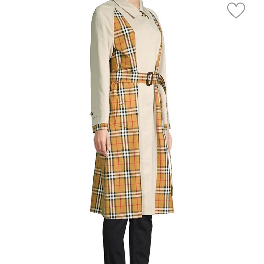 Burberry Guiseley Inside-Out Trench Coat Sz US 2 - Picture 2 of 14